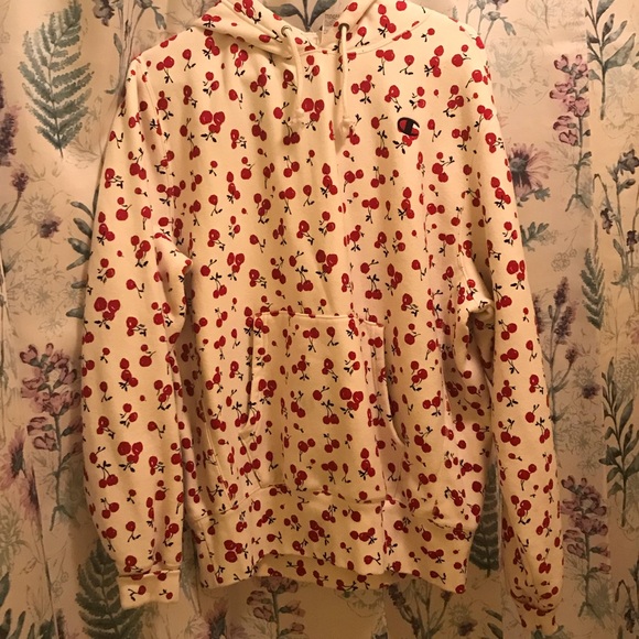 cherry champion hoodie